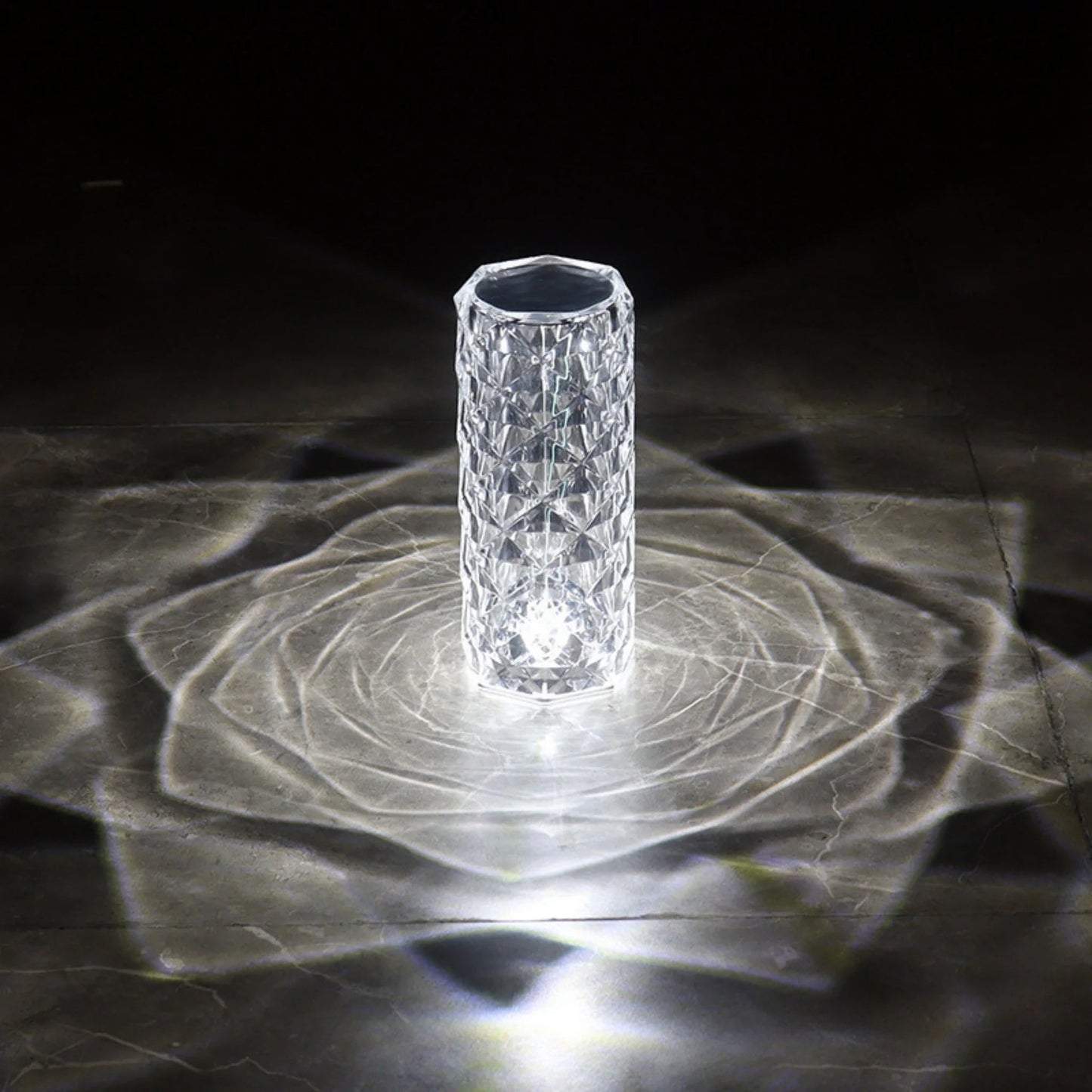 Modern Crystal Touch Lamp Dimmable Table Light