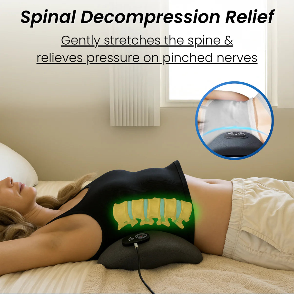 TheraSpine™ Triple Fusion Pillow - 15 Minutes a Day to a Pain-Free Life