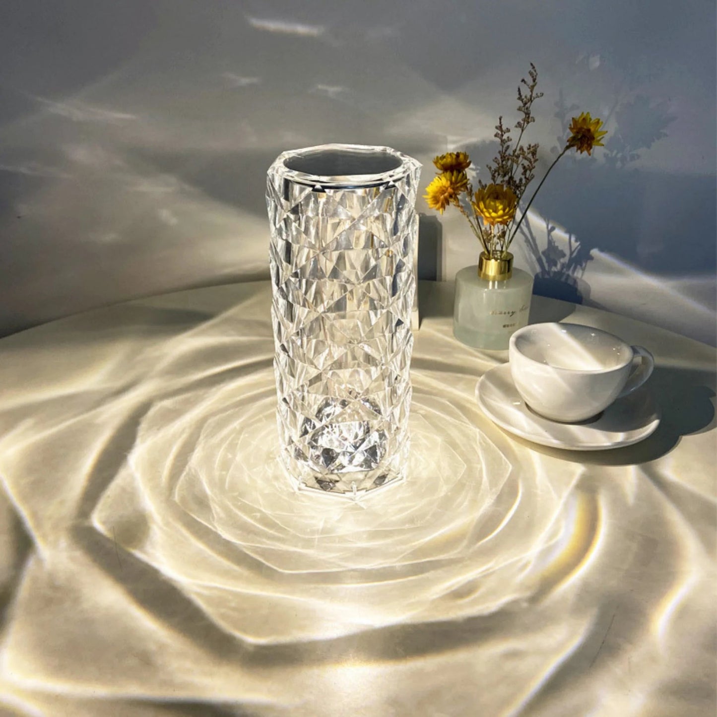 Modern Crystal Touch Lamp Dimmable Table Light