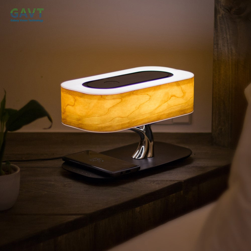 Modern Tree LED Table Lamp with Wireless Charging