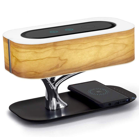 Modern Tree LED Table Lamp with Wireless Charging