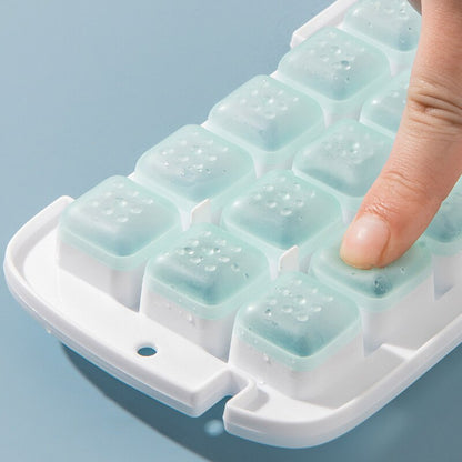 Silicone Ice Cube Mold and Storage Box