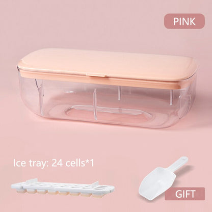 Silicone Ice Cube Mold and Storage Box