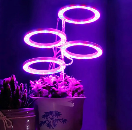 Portable LED Ring Plant Light