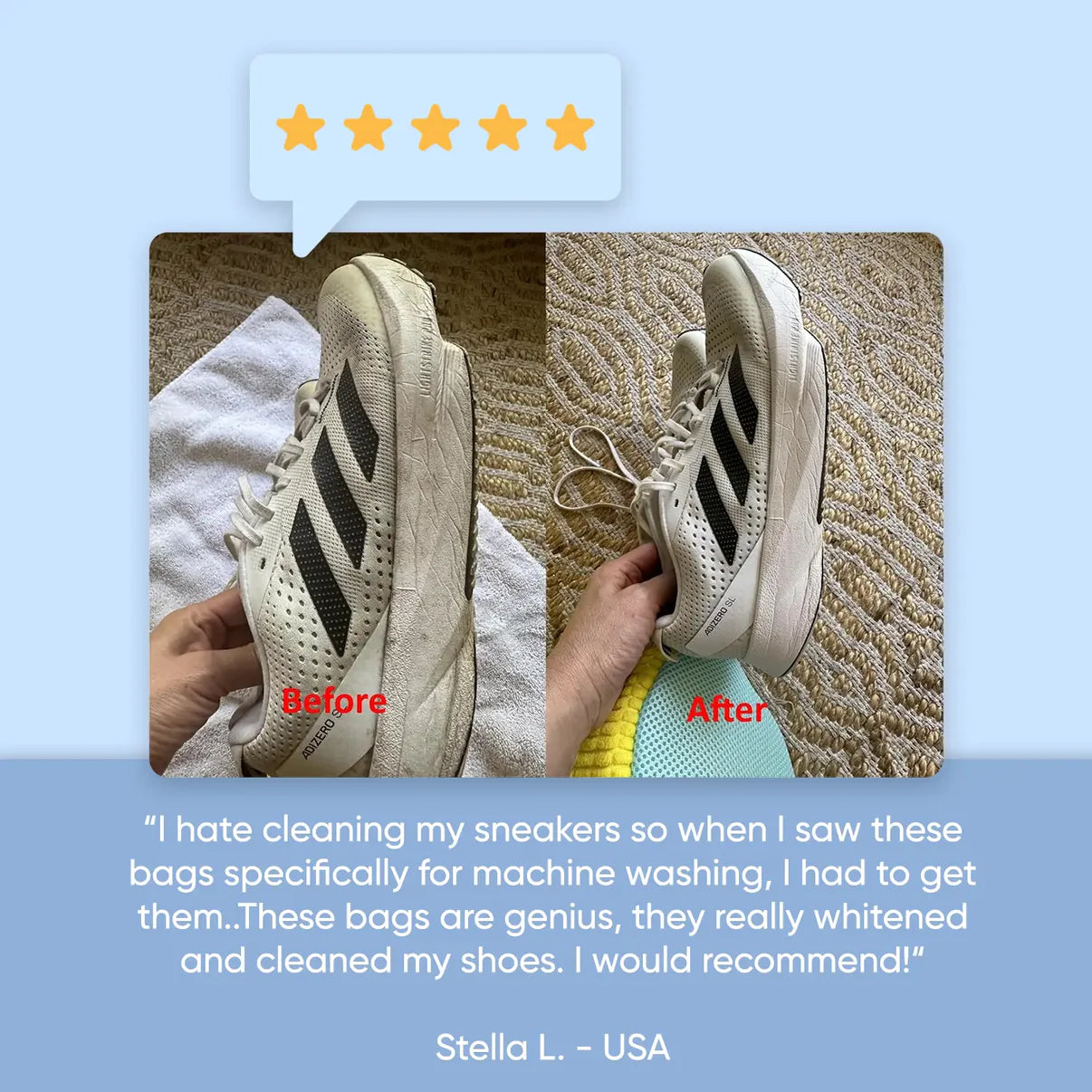 Laundry Shoe Bag - Protect & Clean Your Shoes with Ease